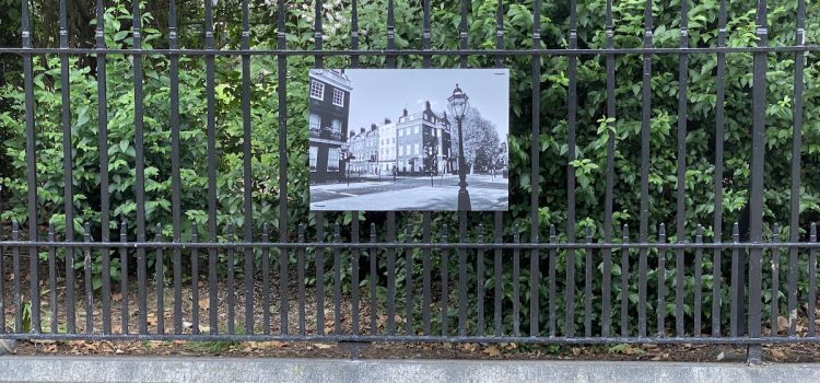 Bedford Square Gardens Outdoor Exhibition featuring photographs by Ram Shergill