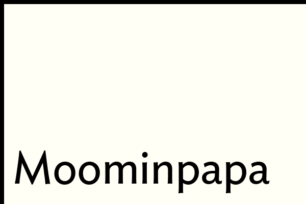 Jeannie MacLean writes about Moominpapa